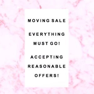 MOVING SALE! Big discounts, accepting offers!